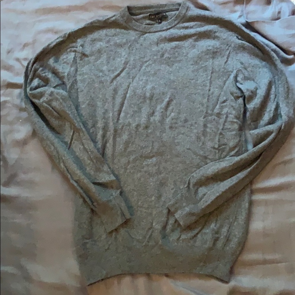 Emi Maglia Grey Cashmere & Wool Crewneck Sweater
